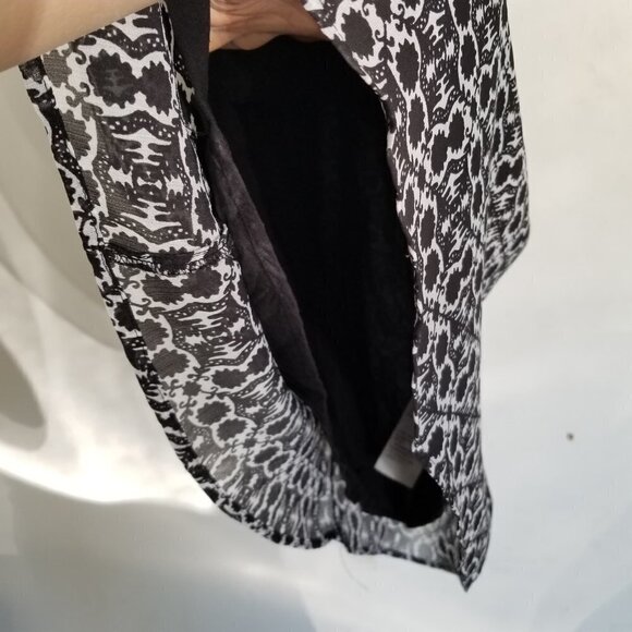 Hollister Sleeveless Coverup Pullover Cinch Geometric Print Dress Size XS - Picture 5 of 9